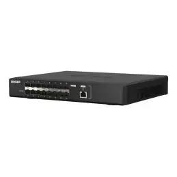 QNAP - Commutateur - Géré - 16 x 25 Gigabit SFP28 + 1 x 10 Gigabit Ethernet - Montable sur rack (QSW-M5216-1T)_2